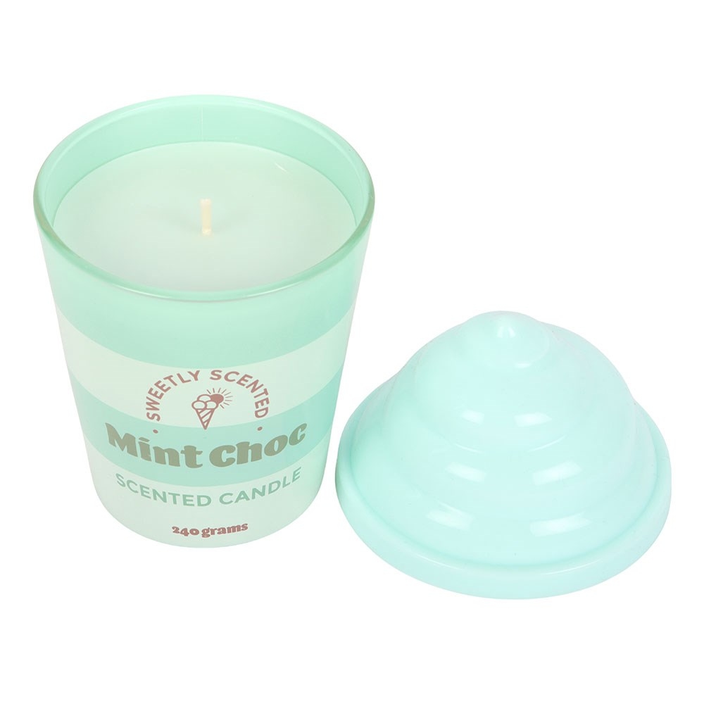 Something Different - Mint Choc Ice Cream Scented Candle - Multicolours